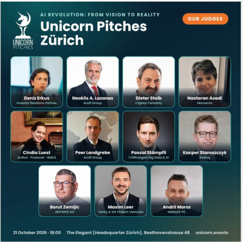 Unicorn Pitches Zurich - 21 October 2026